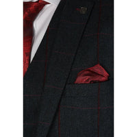 Madrid - Men's Blue Tweed Blazer