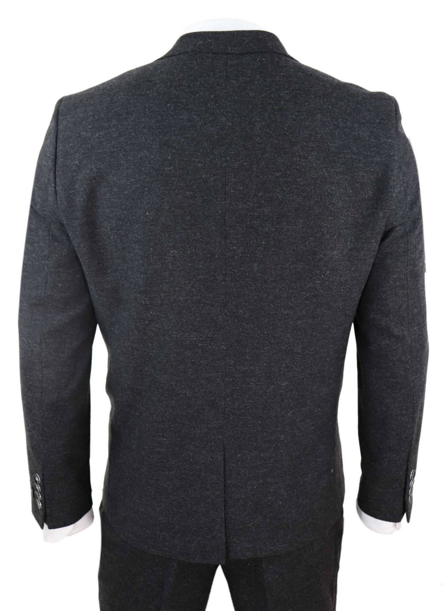 Mens Black Vintage 1920s Suit