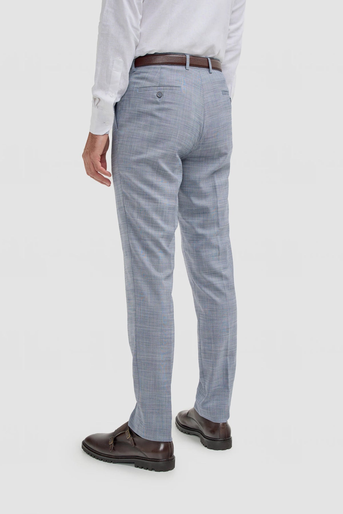 Blau karierte Vintage-Hose für Herren - Cavani Miles