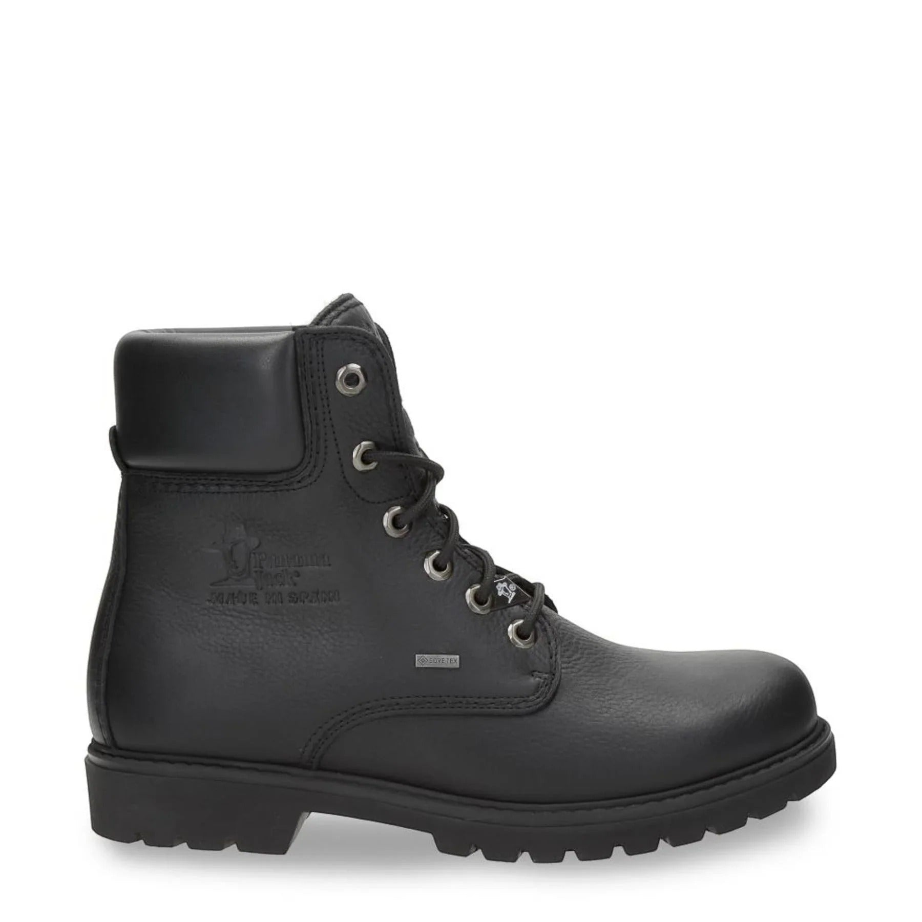 03 GTX C2 – Schwarze, wasserdichte Herren-Ankle-Boots aus Leder