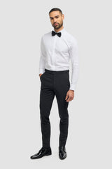Aspen - Klassische Herrenhose in schlichtem Schwarz
