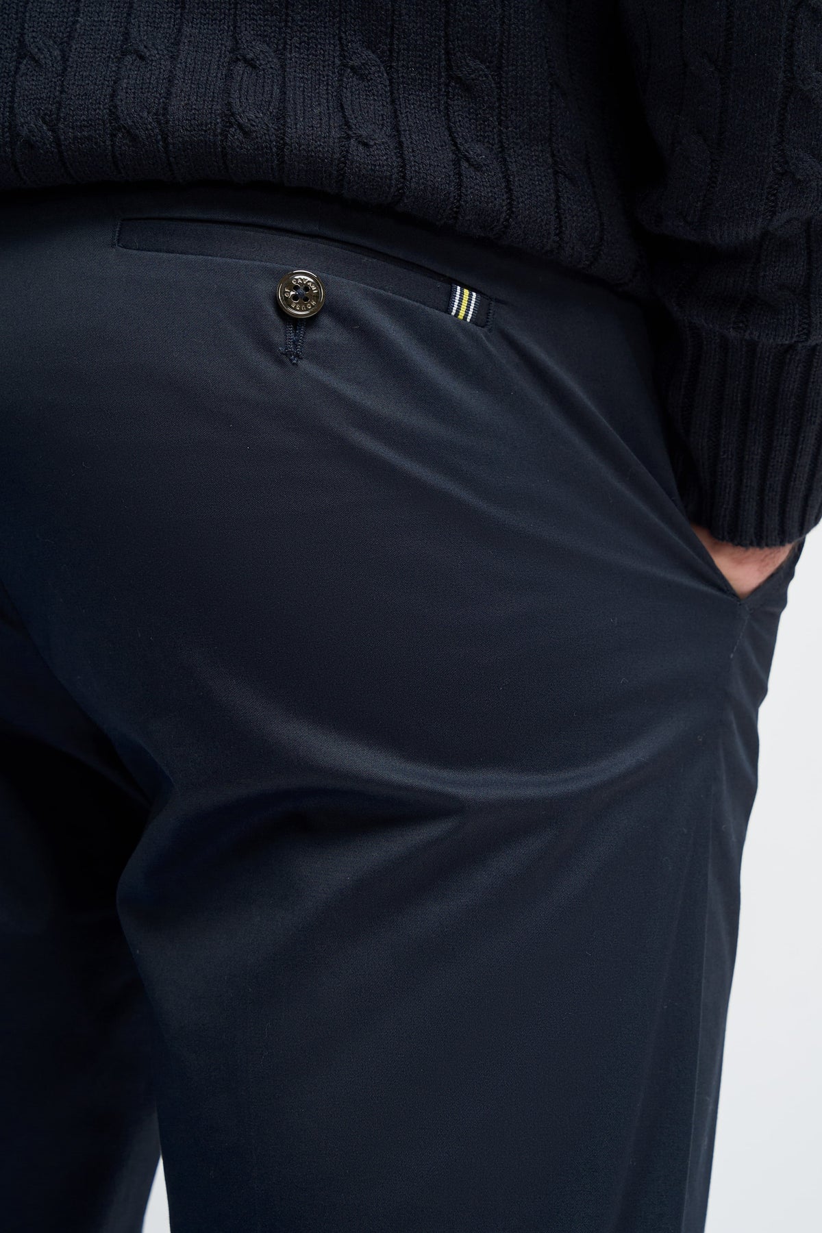 Mario - Klassische Sommerhose für Herren in Marineblau