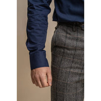 Albert - Graue Tweedhose für Herren
