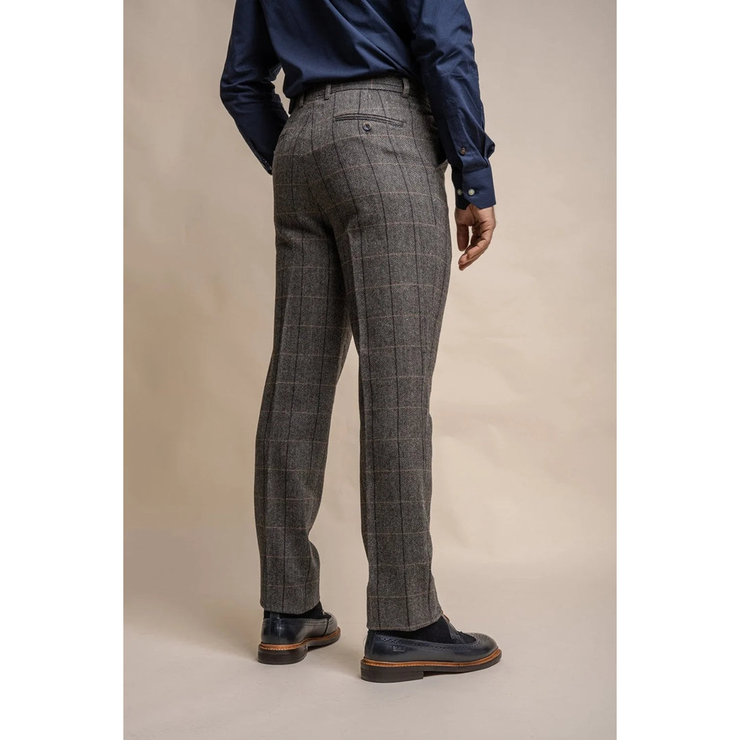 Albert - Graue Tweedhose für Herren