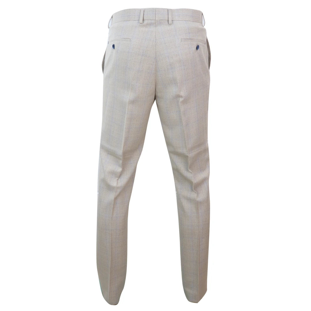 Herrenhose aus transparentem Tweed