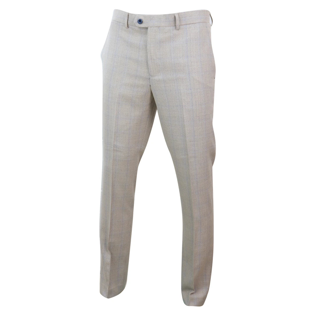 Herrenhose aus transparentem Tweed
