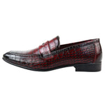 Men's Slip On Formal Red Loafers
