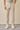 Beige Herren-Gurkha-Hose mit Bundfalten, verstellbarer Bund, taillierte, schmal zulaufende Passform