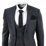 Dark Grey Tweed 3 Piece Suit