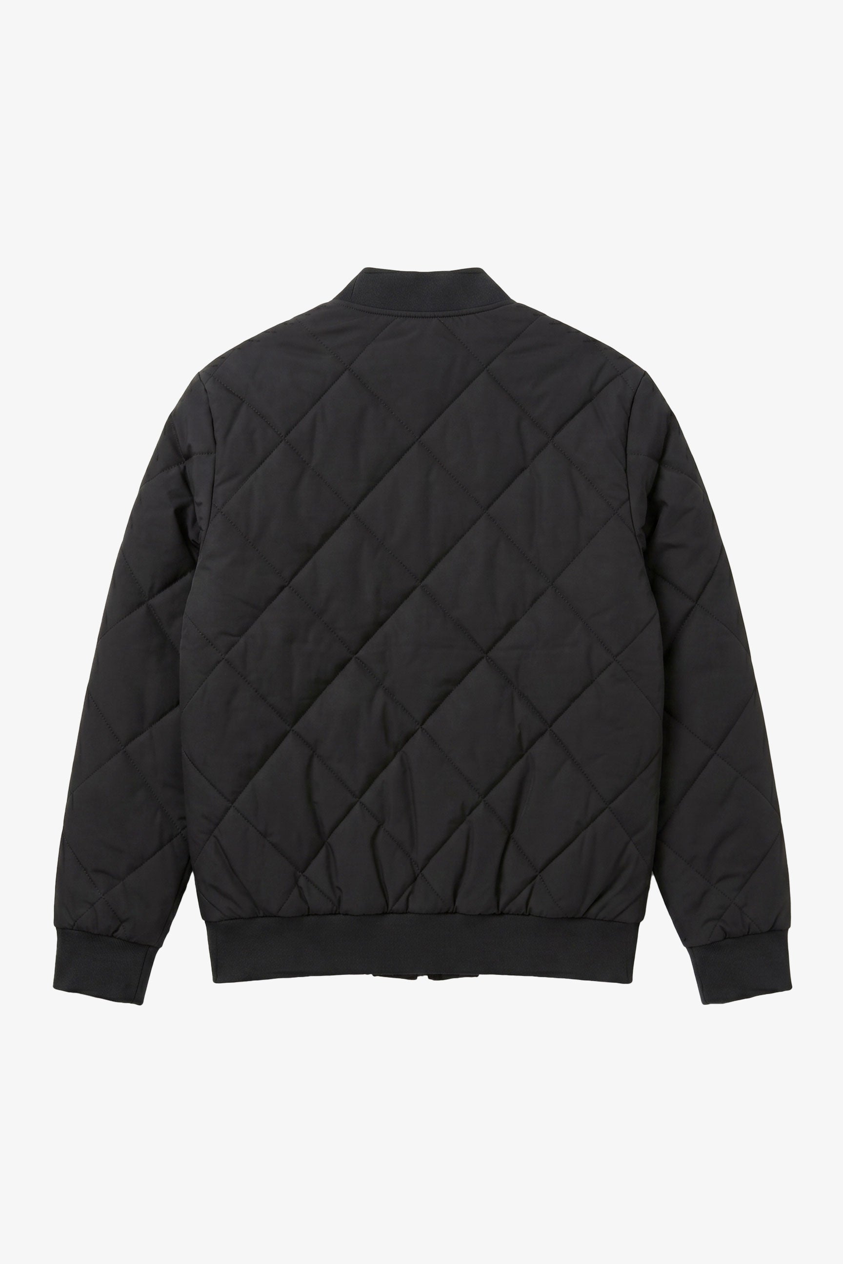 Schwarze und beige, wendbare Bomberjacke für Herren, leichte Steppjacke, 2-in-1