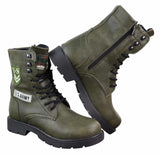 Mens U.S. Army Style Ankle Boots