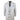 Mens 3 Piece Linen Suit Summer Breathable Wedding Cotton Light Grey