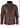 Real Leather Mens High Collar Jacket - Brown