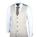 IM05 - Men's 3 Piece Cream Classic Wedding Suit