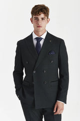 Regent – Grüner zweiteiliger Herrenanzug mit doppelter Knopfleiste