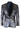 STZ63 - Herren-Smokingblazer aus Samt mit Paisley-Blumenmuster in Blau und Gold