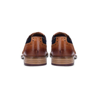 Mens Real Leather Vintage Shoes Brogues 1920s Suede Tweed Laced Shoes Smart Formal