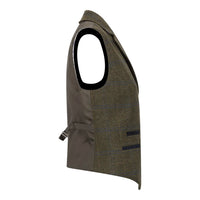 TPSTZ71 - Olivgrüne Tweedweste für Damen