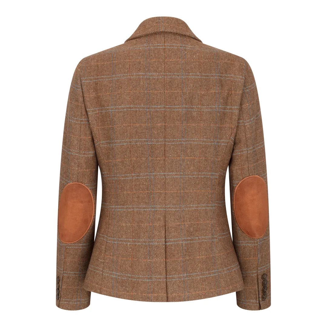 TPSTZ73 – Damenblazer aus eichenbraunem Tweed