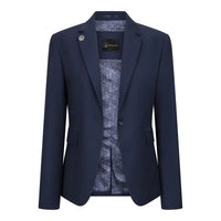 TPW-14 - Dreiteiliger Damenanzug, einfarbig marineblau