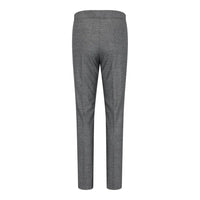 TPW51 - Grauer 3-teiliger Damenanzug im Prince-of-Wales-Karo-Muster