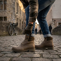 Amur GTX C32 – Wasserdichte Herren-Ankle-Boots aus Leder in Khaki