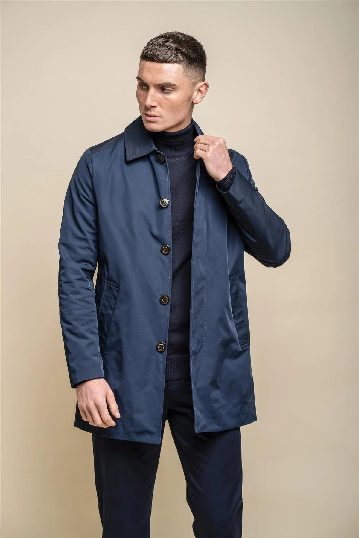Barracuda – Leichter, klassischer Herren-Trenchcoat