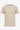 Beiges, geripptes klassisches T-Shirt für Herren
