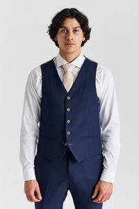 Belmont – Marineblauer 3-teiliger klassischer Hochzeitsanzug für Herren
