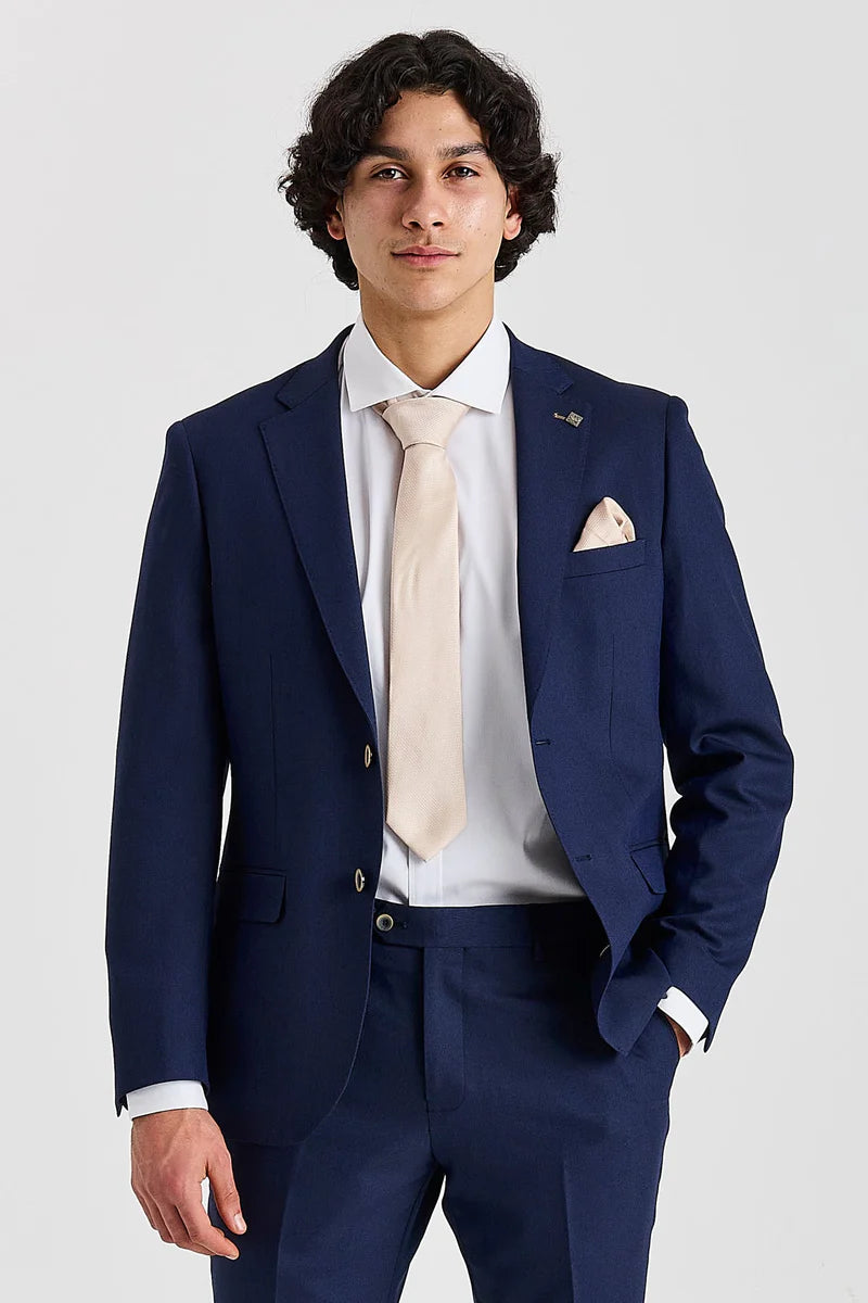 Belmont – Marineblauer, taillierter Blazer für Herren