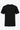 Schwarzes, geripptes klassisches T-Shirt für Herren