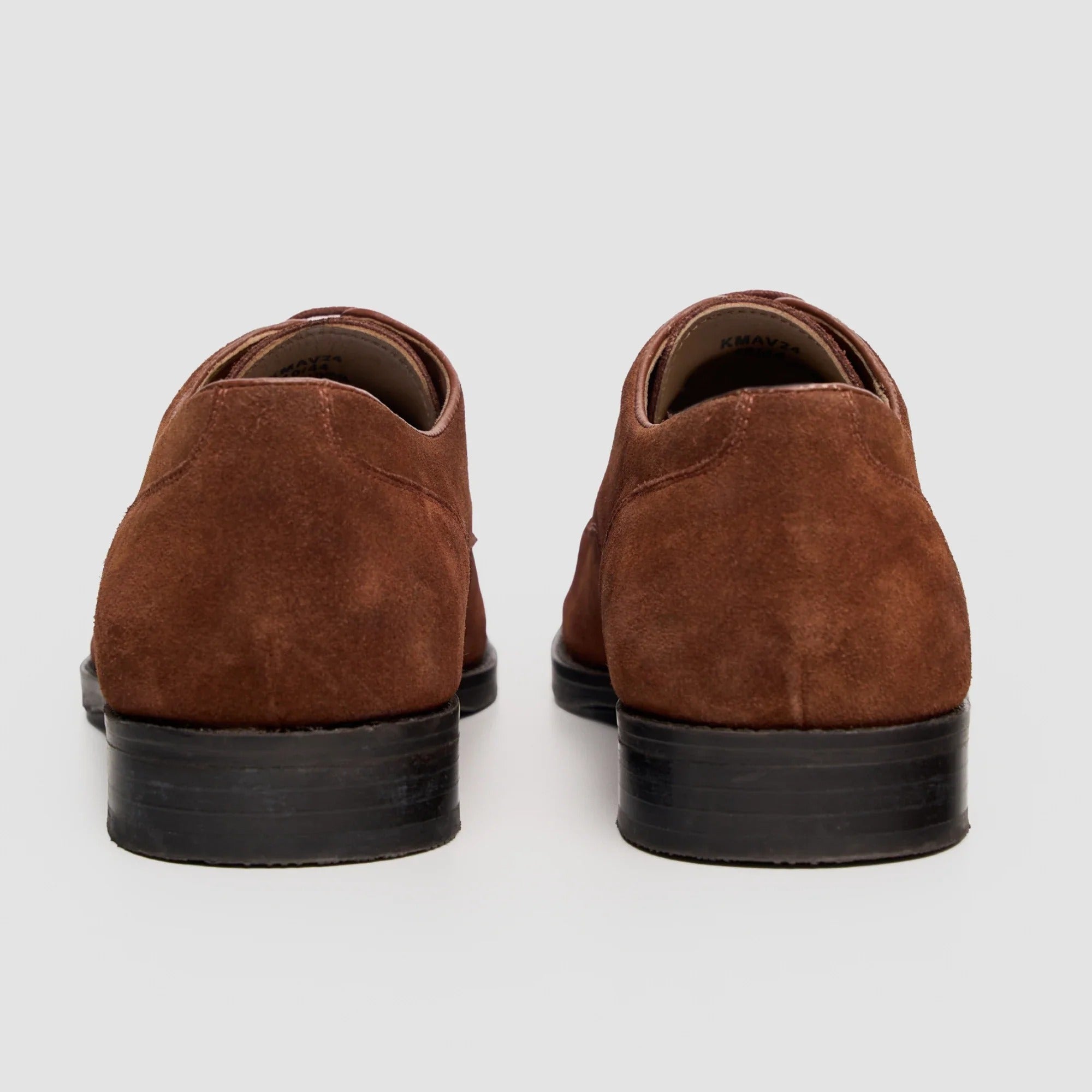 Brera - Klassische Herren-Derby-Schnürschuhe aus braunem Wildleder