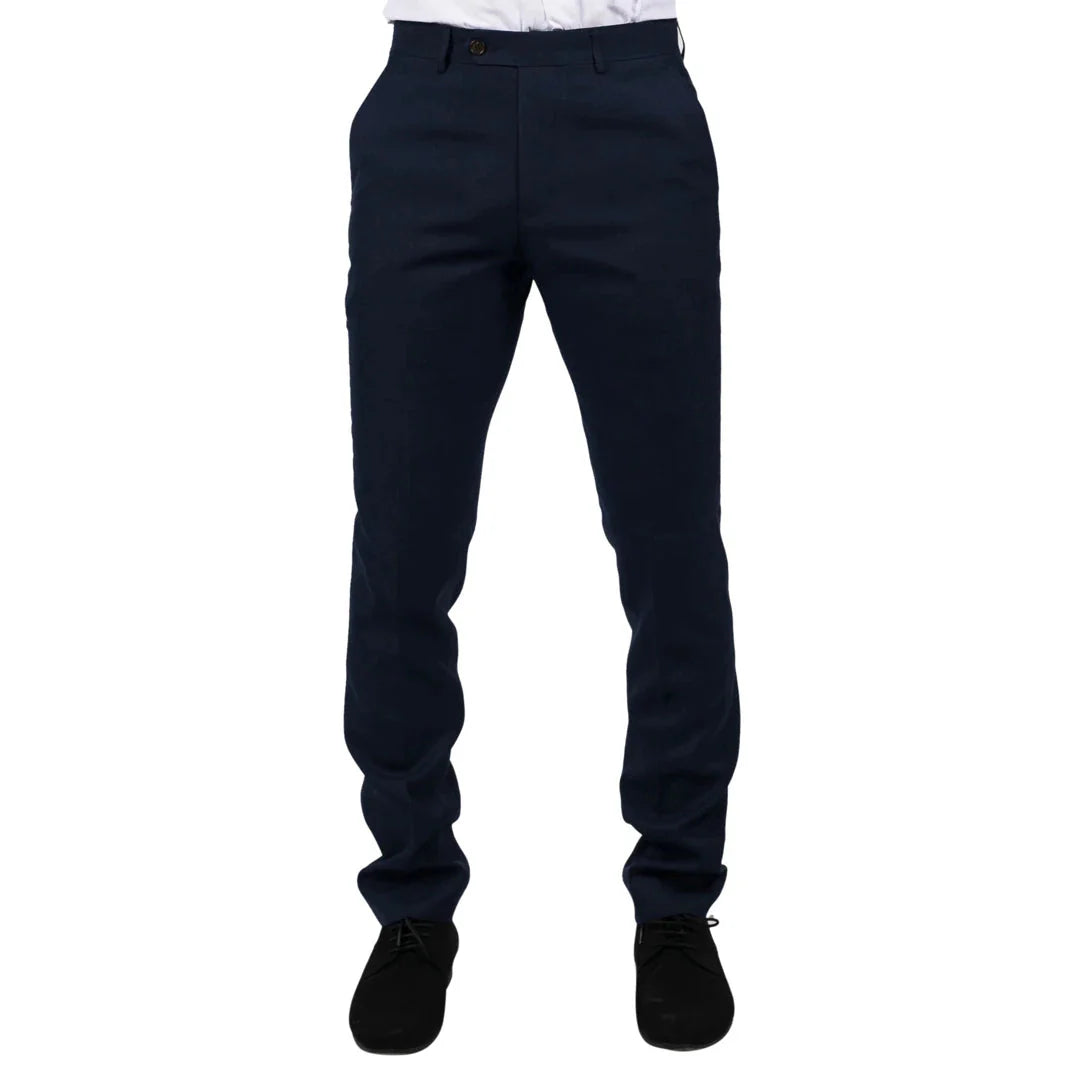 Calvin - Men's Navy Trousers