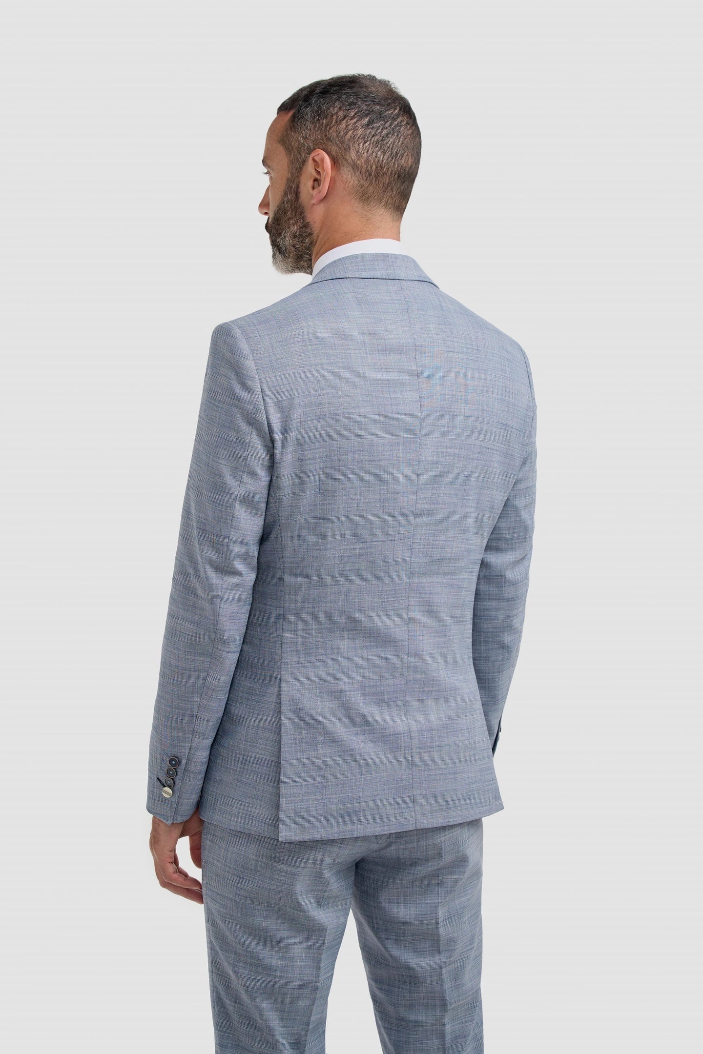 Camden – Herrenblazer mit blauem Karomuster