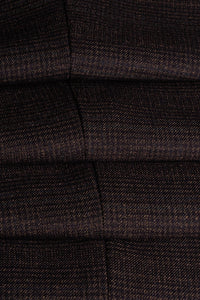 Caridi - Braune Tweedhose für Herren