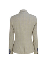 Ladies Tweed Cream Blazer