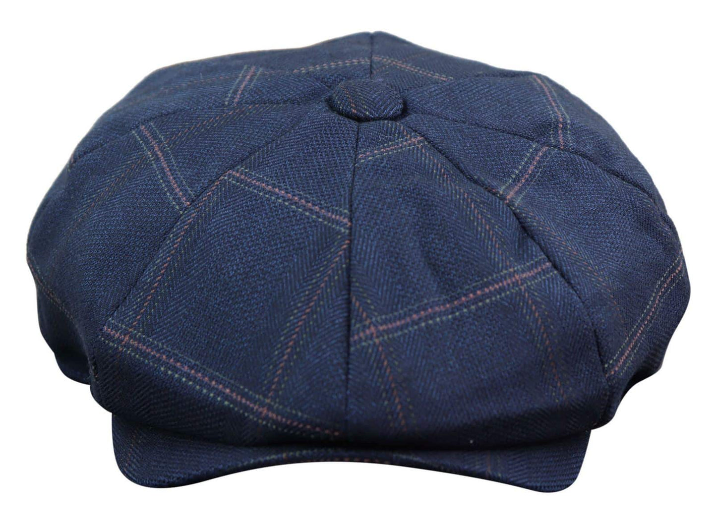 Men's 8 Panel Peaky BlindersTweed Flat Cap - Cavani Connall