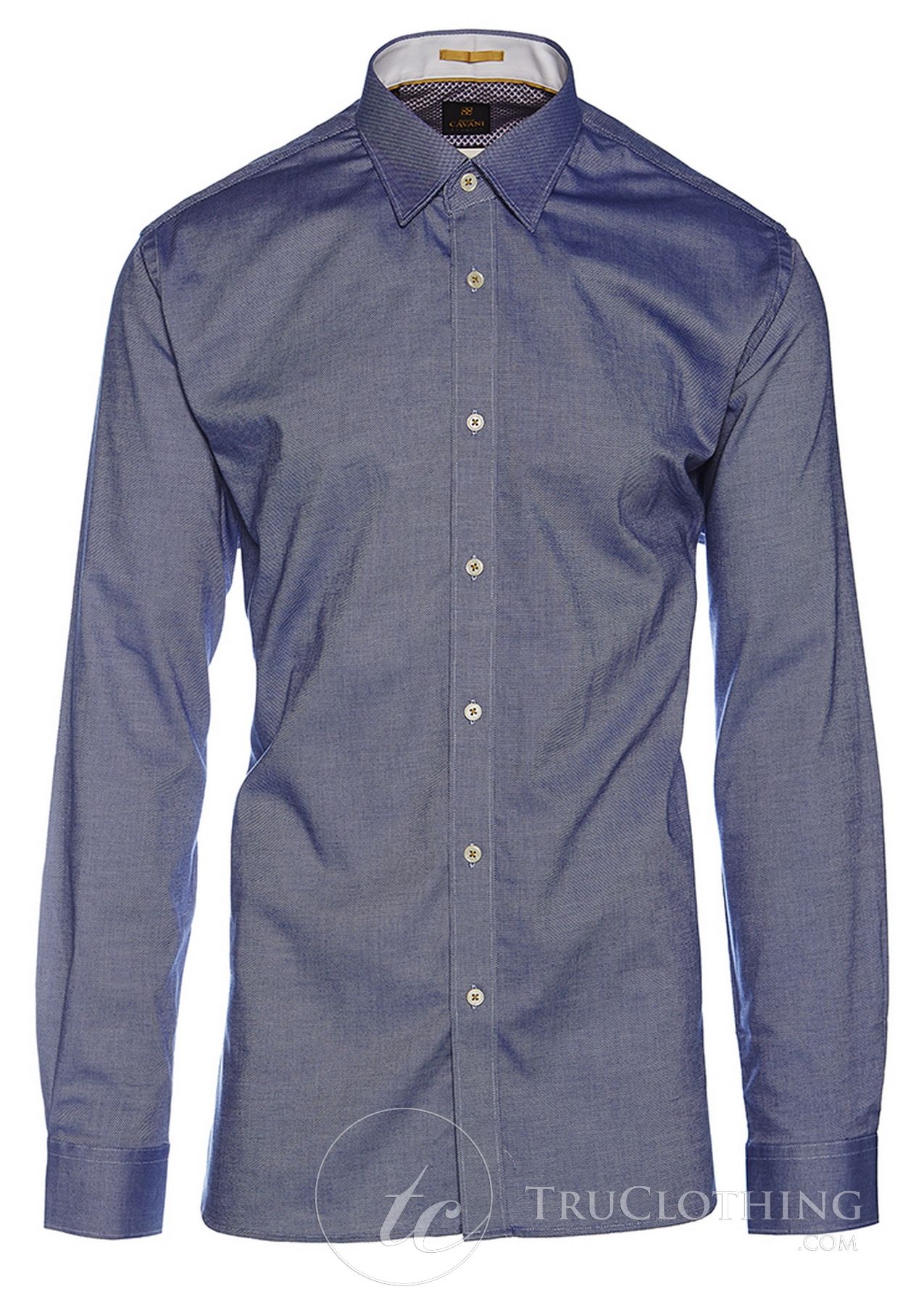 Cavani CV-65 - Men's Cotton Stretch Smart Shirt - Black/Blue/Navy/Pink/White