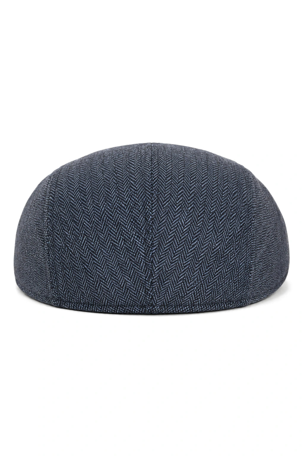 Cavani Martez Hut – Herren Grandad Hut Marineblau Schiebermütze Fischgrätenmuster Vintage Retro Del Boy Classic Gatsby Peaky Blinders