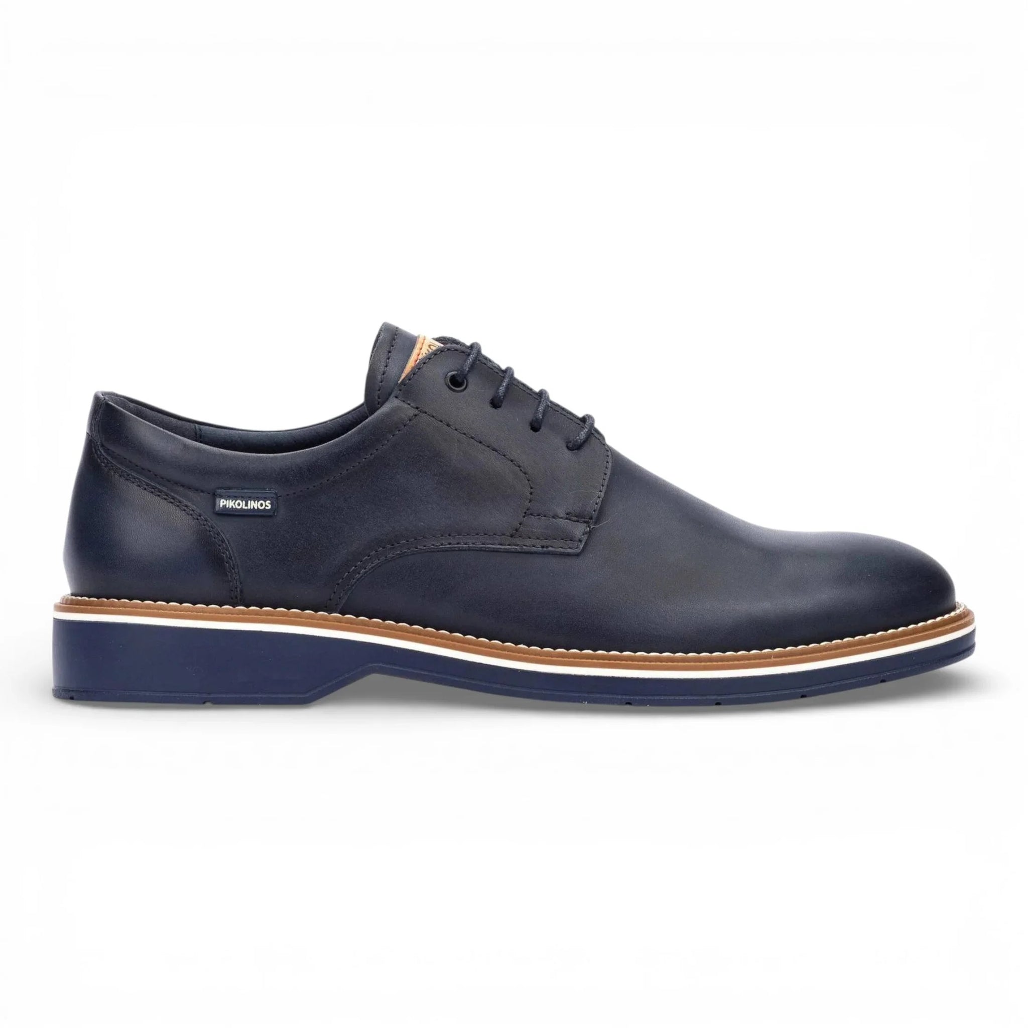 Claret - Blaue Herren-Derby-Schnürschuhe aus Leder