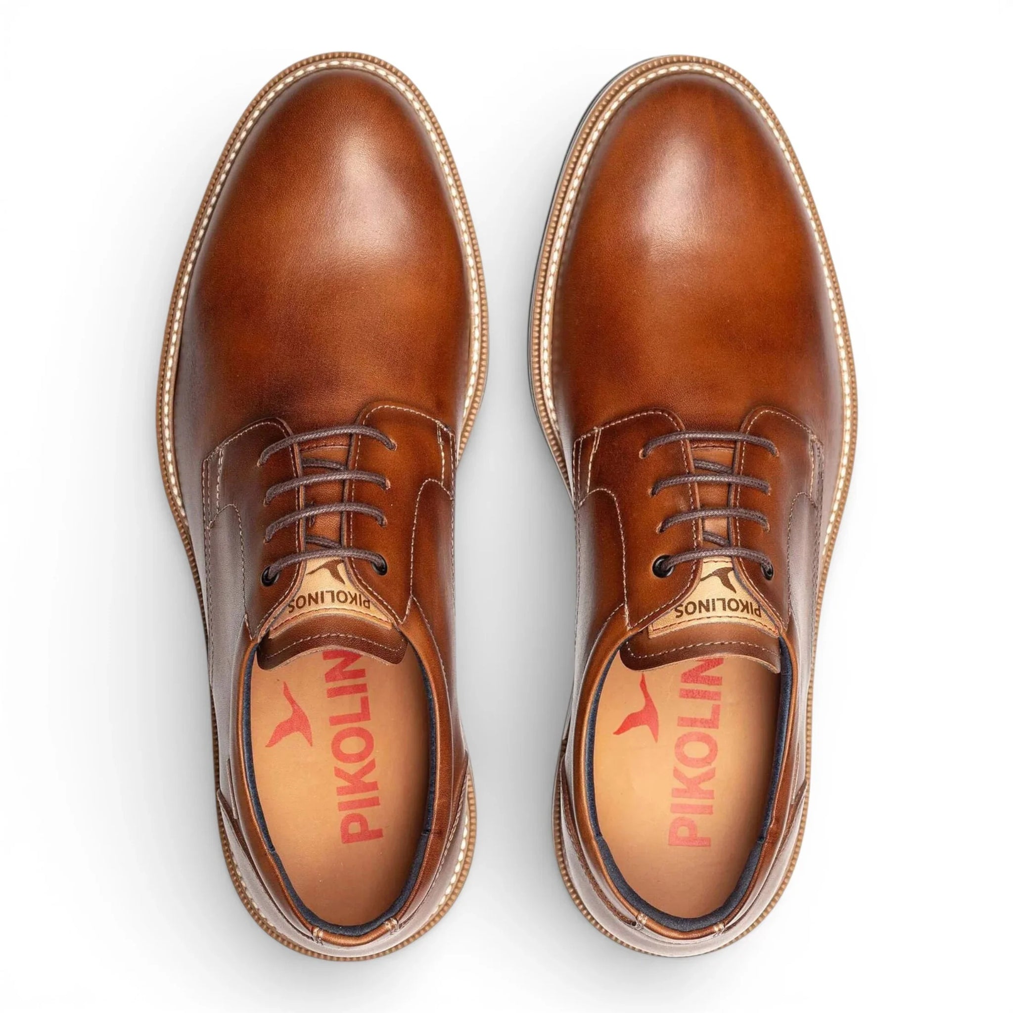 Claret - Braune Derby-Schnürschuhe für Herren aus Leder