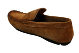 Mens Real Suede Washed Designer Slip On Loafers Moccasins Smart Casual Shoes