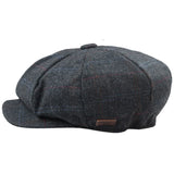 Men's 8 Panel Razor Baker Boy Hat Wool Tweed Blinders Newsboy Flat Cap