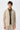 Beigefarbener Herren-Anzug aus weichem Jersey, elegant-lässig, bestehend aus Blazer und Hose