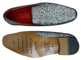 Rossellini Eastend Mens Shiny Slip On Glitter Shoes Party Smart Patent Leather