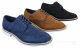 Elong EL0635 - Mens Smart Casual Suede Nubuck Leather Brogues