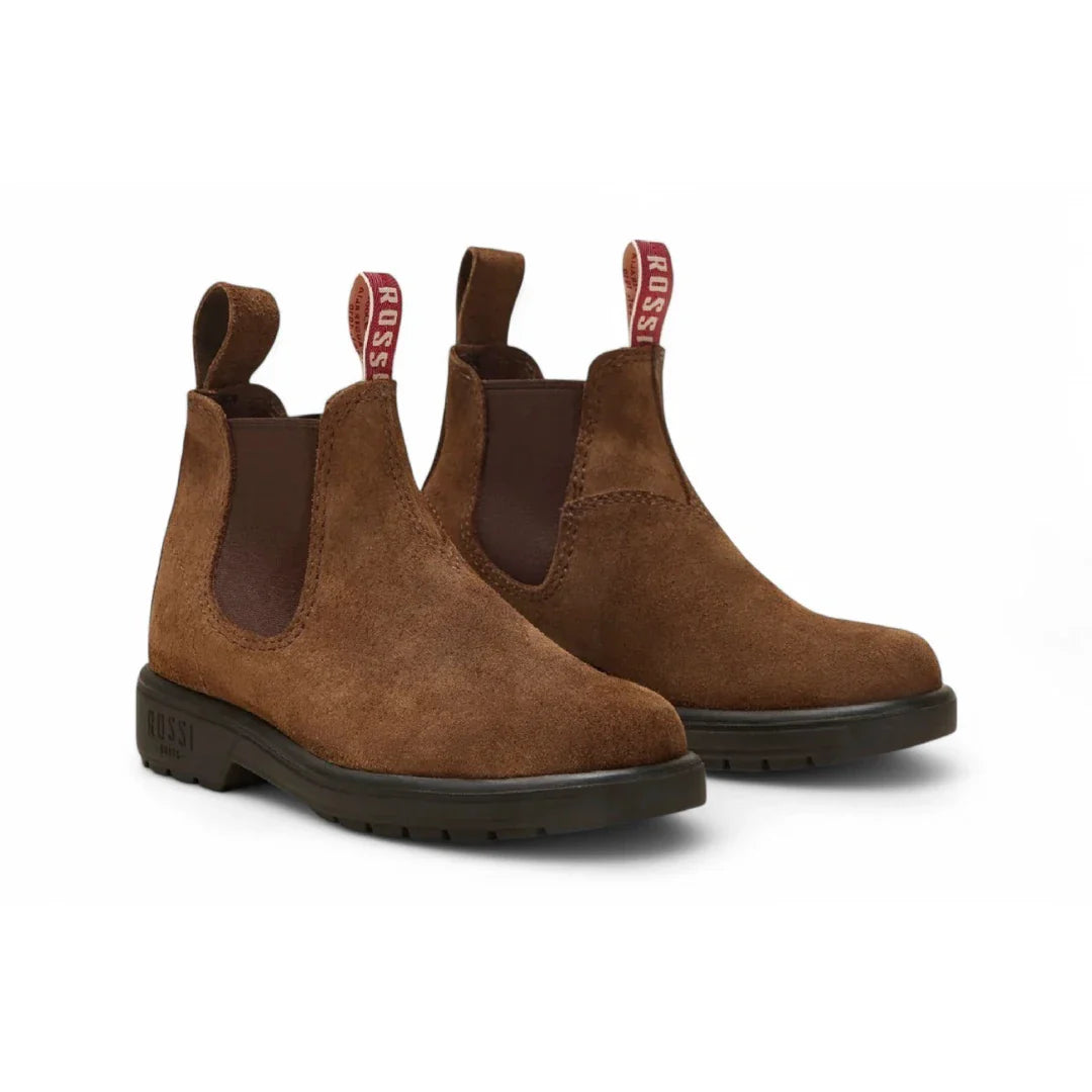 Endura 303 – Chelsea Boots aus rustikalem braunem Wildleder