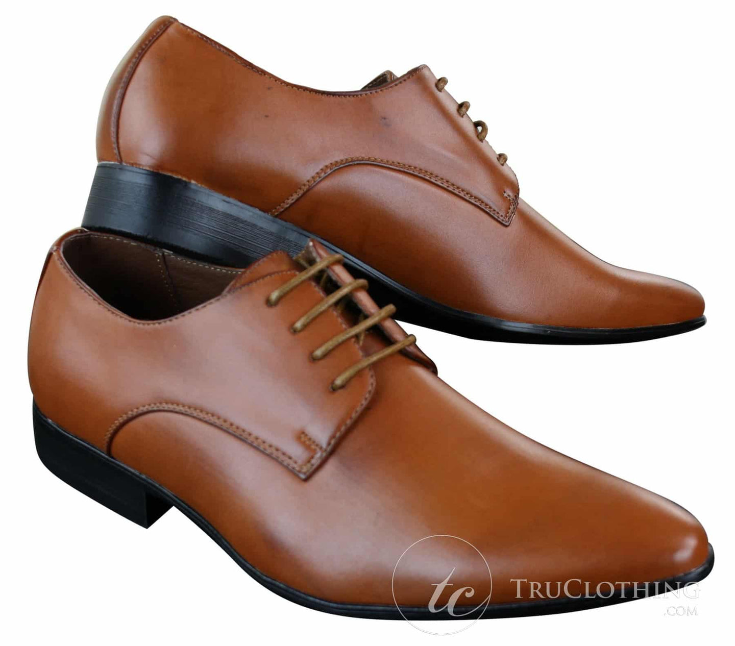 Galax GH2019 - Mens Smart Casual Formal Laced Pointed Leather Shoes Wedding Prom Office Classic