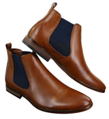 Mens Laced Black Shoes Smart Casual Suede Shiny Patent Leather Trim