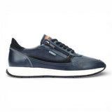 Getafe – Blaue Herren-Sneaker aus Leder, bequemer Tragekomfort